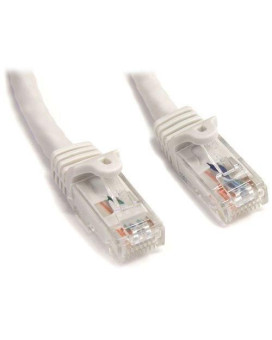 25Ft White Cat6 Ethernet Cable Delivers Multi Gigabit 1/2.5/5Gbps & 10Gbps Up To