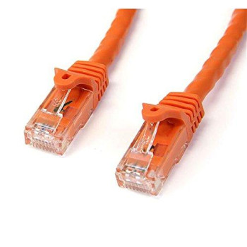 3Ft Orange Cat6 Ethernet Cable Delivers Multi Gigabit 1/2.5/5Gbps & 10Gbps Up To