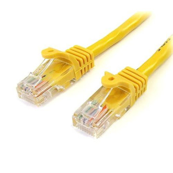 6Ft Yellow Cat5E Snagless Patch Cable