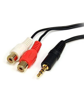 6 Ft Stereo Audio Cable - 3.5Mm Male To 2X Rca Female