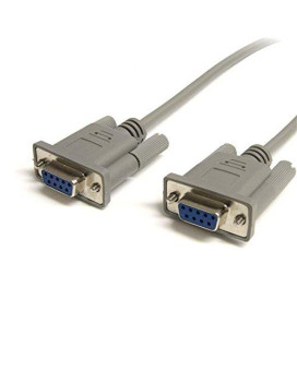 25 Ft Cross Wired Db9 Serial Null Modem Cable - Db-9 Female To Db-9 Female Seria