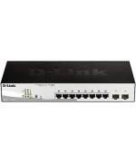 Dgs-1210 Series Smart Managed 10-Port Gigabit Poe Switch Including 2 Gigabit Sfp