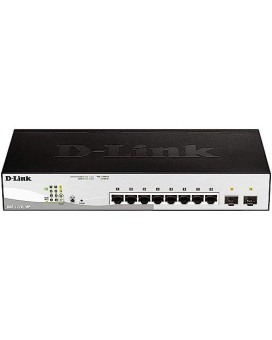 Dgs-1210 Series Smart Managed 10-Port Gigabit Poe Switch Including 2 Gigabit Sfp