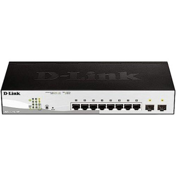 Dgs-1210 Series Smart Managed 10-Port Gigabit Poe Switch Including 2 Gigabit Sfp