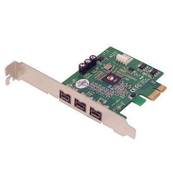 Firewire Adapter - Plug-In Card - Low Profile - Pci Express X1 - Ieee 1394B (Fir