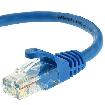 20 Ft Blue Snagless Cat5E Patch Cable