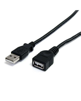 10 Ft Black Usb Extension Cable A To A