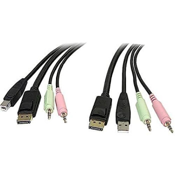 4In1 Usb Displayport Kvm Switch Cable