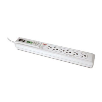 Surge Suppressor - External - 120V - 6 X Power Nema 5-15 - White