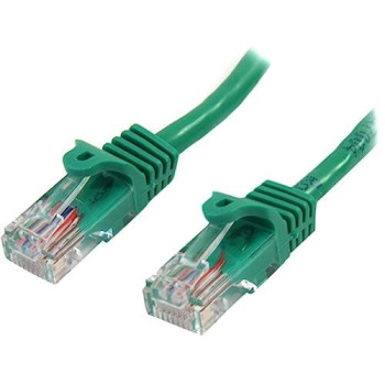 25Ft Green Snagless Cat5E Patch Cable