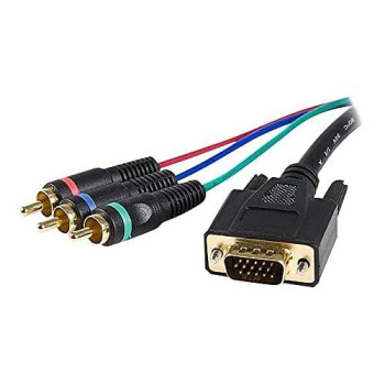 3Ft Hd15 To Component Rca Breakout Cable