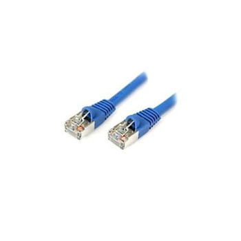 7Ft Blue Shielded Cat5E Patch Cable