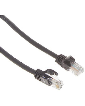 6 Ft Black Snagless Cat5E Patch Cable