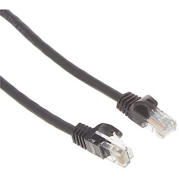 6 Ft Black Snagless Cat5E Patch Cable