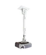 Atdec Ceiling Projector Mount, Adjustable Drop - Loads Up To 33Lb - Universal Ve