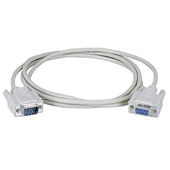 Rs-232 Serial Cable - Shielded, Pvc, Molded, Db9 Male/Female With Thumbscrews, 1