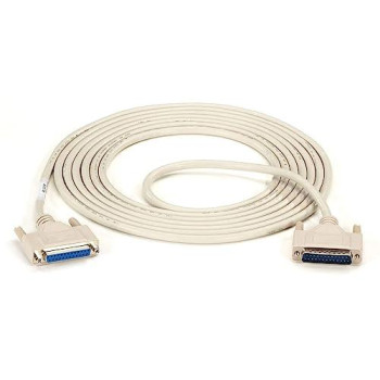 Rs-232 Serial Cable - Shielded, Pvc, Molded, Db25 Male/Female With Thumbscrews,