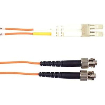 Om1 62.5/125 Multimode Fiber Optic Patch Cable - Ofnr Pvc, St To Lc, Orange, 5-M