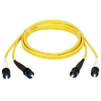 Os2 9/125 Singlemode Fiber Optic Patch Cable - Ofnr Pvc, Lc To Lc, Yellow, 2-M (