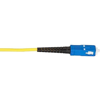 Os2 9/125 Singlemode Fiber Optic Patch Cable - Ofnr Pvc, Sc To Sc, Yellow, 2-M (