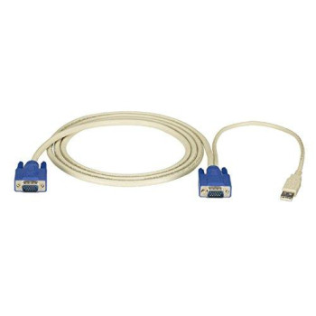 Kvm Cpu Cable - Ec Series, Vga, Usb, 10-Ft. (3.0-M)