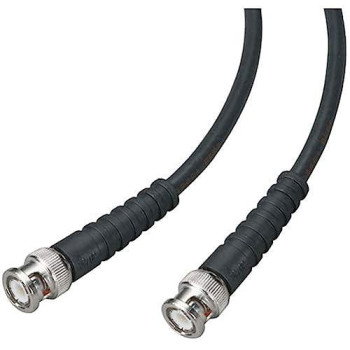 Coax Patch Cable - Rg59, Shielded, Solid, Pvc, 75-Ohm, Bnc, Male/Male, Black, 20