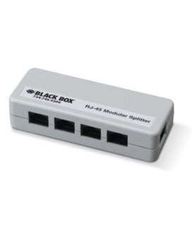 Rj45 Unshielded Mod Splitter - (1) Rj45, (4) Rj45 A Pin, Gsa, Taa