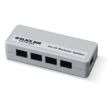 Rj45 Unshielded Mod Splitter - (1) Rj45, (4) Rj45 A Pin, Gsa, Taa