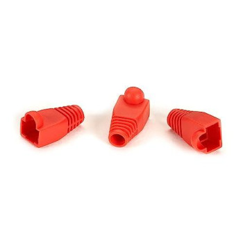 Snagless Cable Boot - Red, 50-Pack