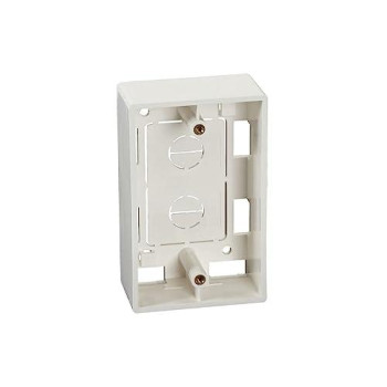 Surface Mount Box - Single Gang, Office White, Gsa, Taa