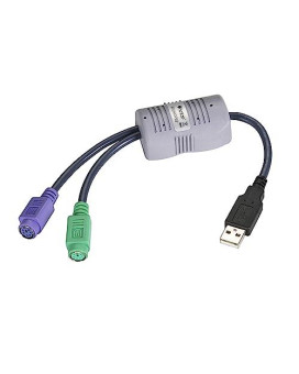 Usb To Ps/2 Flash-Upgradable Converter Cable