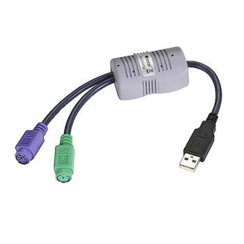 Usb To Ps/2 Flash-Upgradable Converter Cable