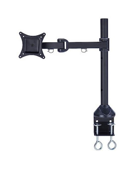 Articulating Monitor Desk Mount -13 To 27 Inch Supports Tilt,Swivel,Rotate With