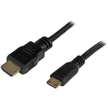 1Ft High Speed Mini Hdmi To Hdmi Cable With Ethernet; 4K (3840X2160P 30Hz)/Uhd/F