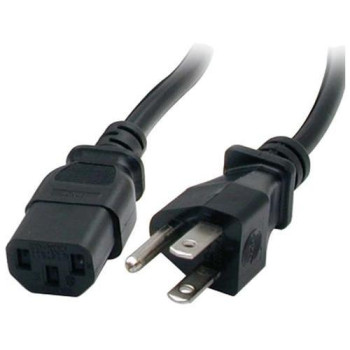 6Ft (1.8M) Universal Power Cord W/ Nema 5-15P And Iec 320 C13 Connectors; 125V A