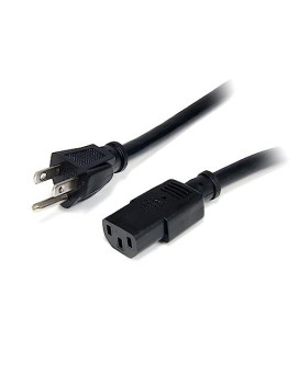 10Ft (3M) Universal Power Cord W/ Nema 5-15P And Iec 60320 C13 Connectors; 125V