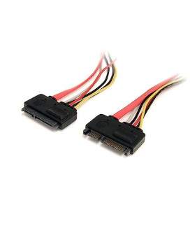 Extend Sata Power And Data Connections By Up To 1Ft - 1Ft Sata Extension Cable -