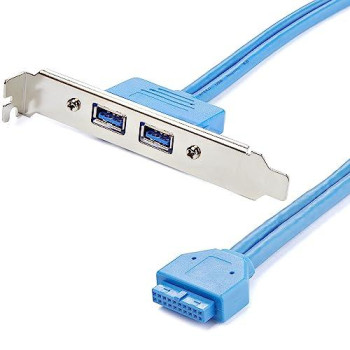 Add 2 Usb 3.0 A Female Ports To The Back Of Your Computer - Usb 3.0 Plate - Usb