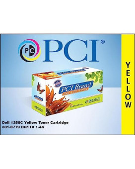 Pci New Compatible Dell 331-0779 Dg1Tr Wm2Jc Xl High-Yield Yellow Toner Cartridg