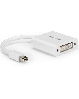 White Passive Mini Dp To Dvi-I (Digital Only Dvi-D) Single-Link Converter Suppor