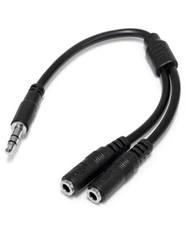 Split One Headphone Jack Into Two Separate Jacks - 3.5Mm Audio Splitter - Mini J