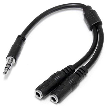 Split One Headphone Jack Into Two Separate Jacks - 3.5Mm Audio Splitter - Mini J