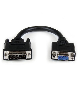 Connect Your Vga Display To A Dvi-I Source - Dvi Male To Vga Female Cable - Dvi