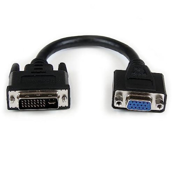 Connect Your Vga Display To A Dvi-I Source - Dvi Male To Vga Female Cable - Dvi