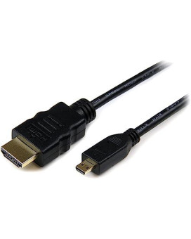 3M High Speed Micro Hdmi To Hdmi Cable With Ethernet; 4K Video (3840X2160P 30Hz)