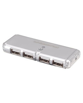 Manhattan Hi-Speed Usb Pocket Hub, 4-Port, Bus Power