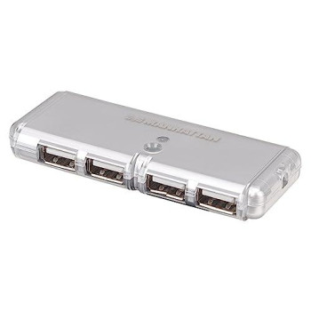 Manhattan Hi-Speed Usb Pocket Hub, 4-Port, Bus Power