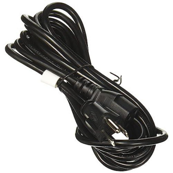 12Ft (3.6M) 18Awg Flexible Computer Power Cord W/ Nema 5-15P And Iec 60320 C13 C