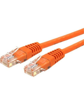 15Ft Orange Cat6 Ethernet Cable Delivers Multi Gigabit 1/2.5/5Gbps & 10Gbps Up T