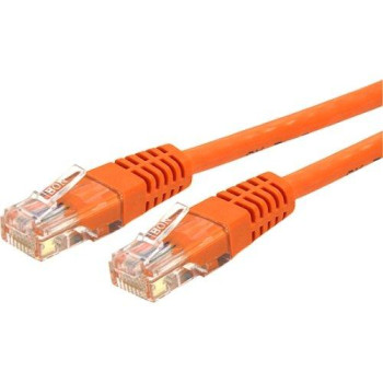 15Ft Orange Cat6 Ethernet Cable Delivers Multi Gigabit 1/2.5/5Gbps & 10Gbps Up T